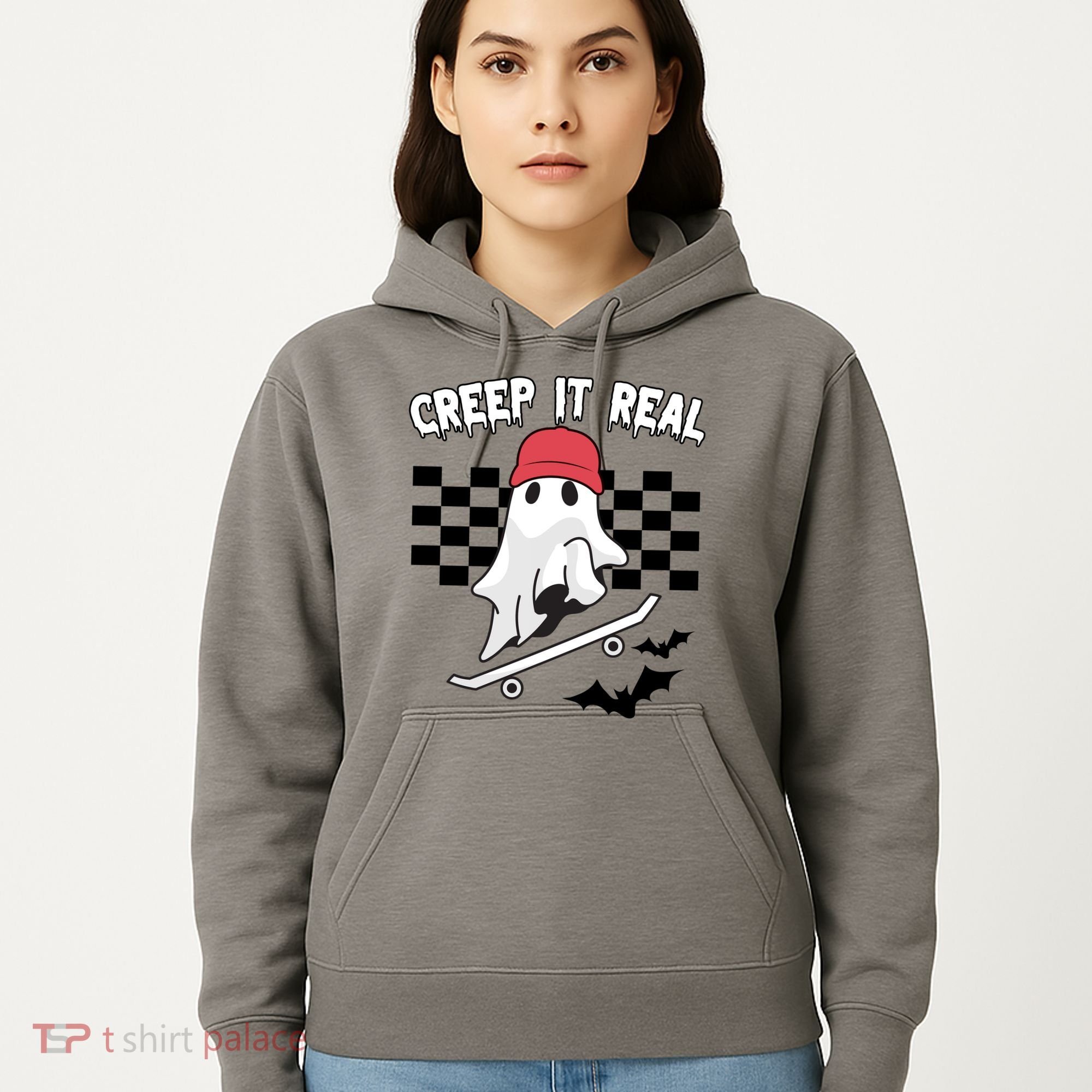 Creek It Real Funny Ghost Halloween Hoodie