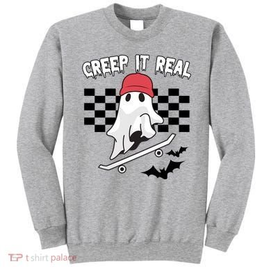 Creek It Real Funny Ghost Halloween Sweatshirt