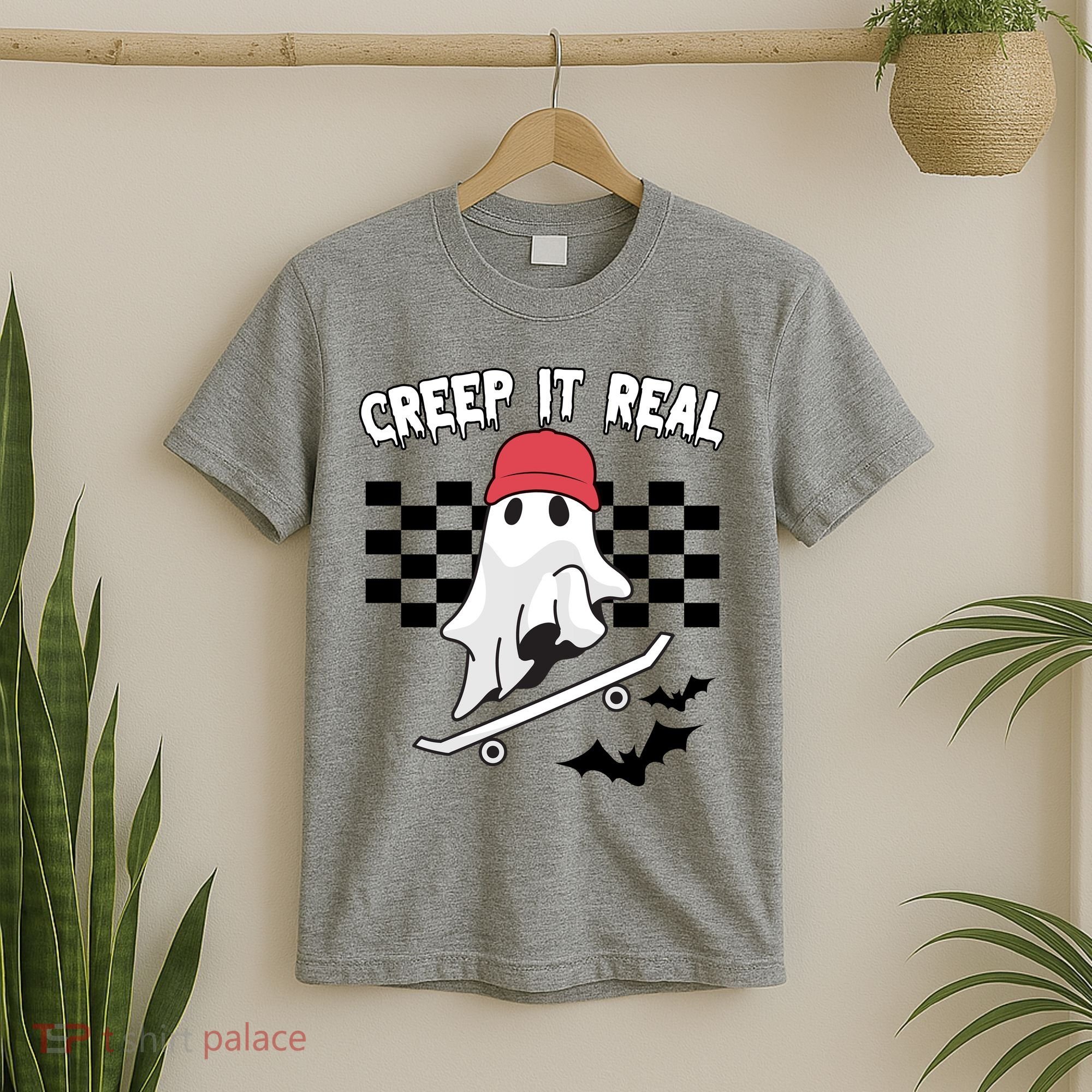 Creek It Real Funny Ghost Halloween T-Shirt
