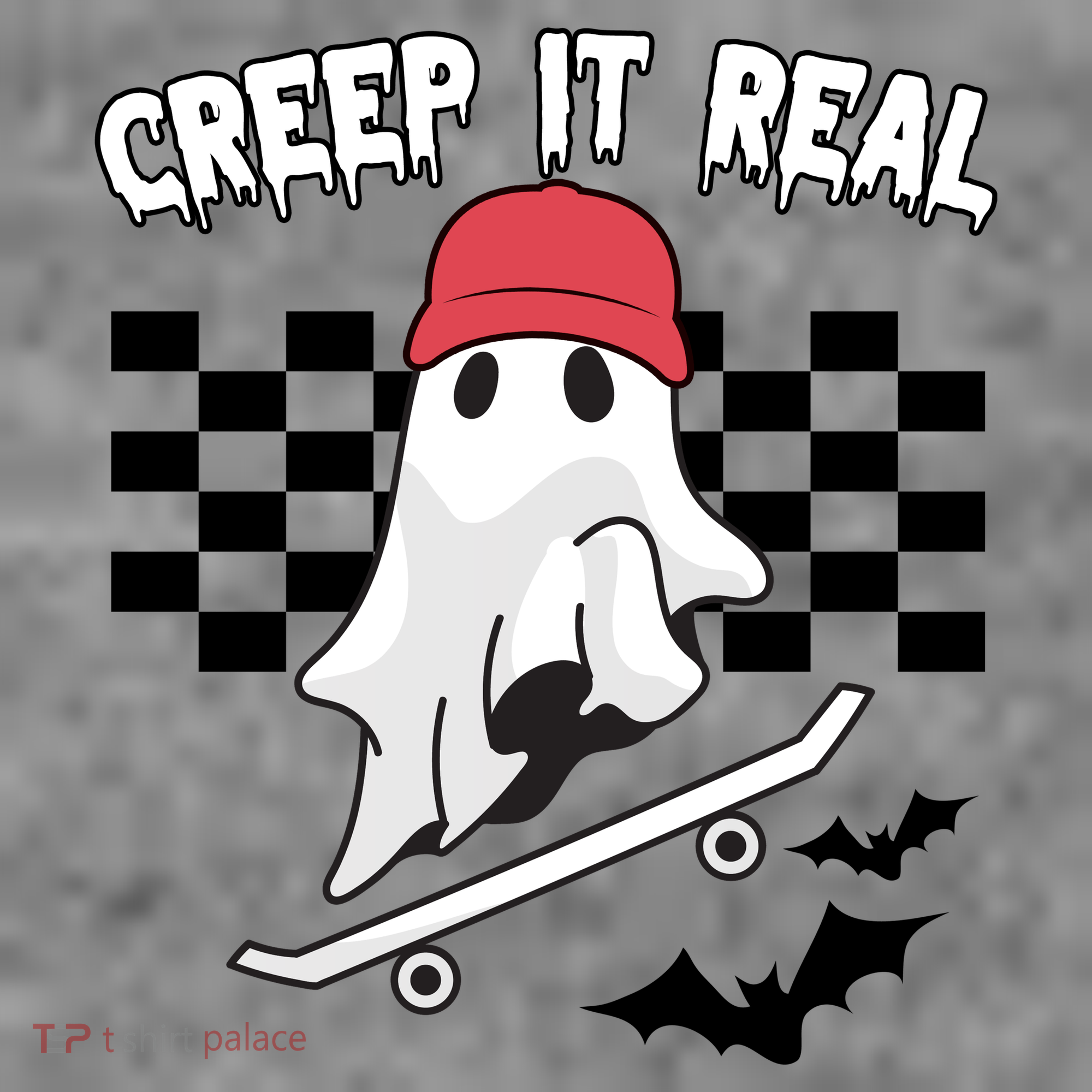 Creek It Real Funny Ghost Halloween Polo