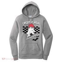 Creek It Real Funny Ghost Halloween Women's Hoodie thumb 0