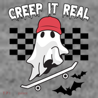Creek It Real Funny Ghost Halloween Women's Hoodie thumb 2