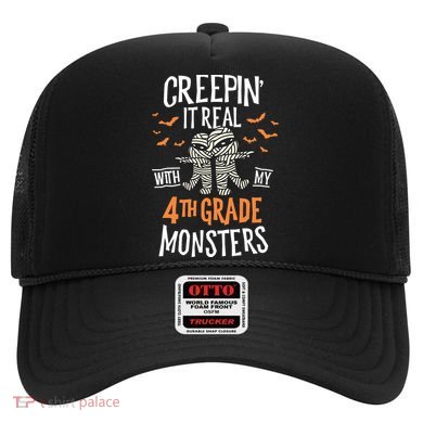 Creepin It Real With My 4th Grade Monsters Halloween Teacher Hat