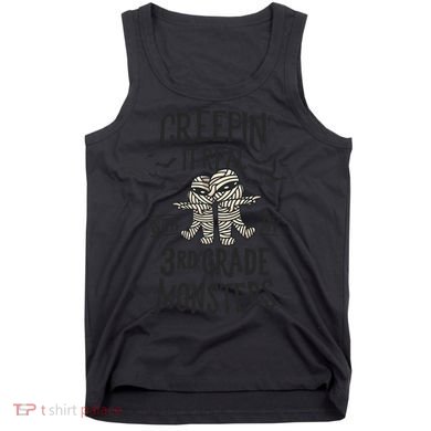 Creepin It Real With My 3rd Grade Monsters Halloween Teacher Tank Top