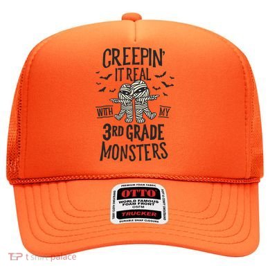 Creepin It Real With My 3rd Grade Monsters Halloween Teacher Hat