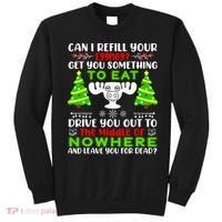 Can I Refill Your Eggnog Funny Christmas Vacation Quote Sweatshirt thumb 0