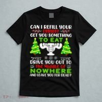 Can I Refill Your Eggnog Funny Christmas Vacation Quote T-Shirt thumb 5
