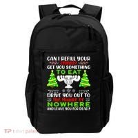 Can I Refill Your Eggnog Funny Christmas Vacation Quote Backpack thumb 0
