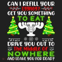 Can I Refill Your Eggnog Funny Christmas Vacation Quote Hat thumb 2