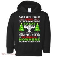 Can I Refill Your Eggnog Funny Christmas Vacation Quote Toddler Hoodie thumb 0