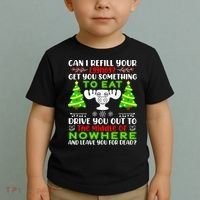 Can I Refill Your Eggnog Funny Christmas Vacation Quote Toddler T-Shirt thumb 2