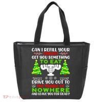 Can I Refill Your Eggnog Funny Christmas Vacation Quote Tote Bag thumb 0