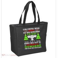Can I Refill Your Eggnog Funny Christmas Vacation Quote Tote Bag thumb 2