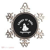 Creep It Real Skateboard Ghost Skateboarding Halloween Ornament thumb 0