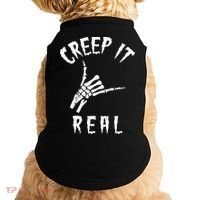 Creep It Real Skeleton Hand Shaka Doggie Tank thumb 0