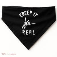 Creep It Real Skeleton Hand Shaka USA-Made Doggie Bandana thumb 0