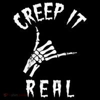 Creep It Real Skeleton Hand Shaka USA-Made Doggie Bandana thumb 2