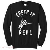 Creep It Real Skeleton Hand Shaka Sweatshirt thumb 0