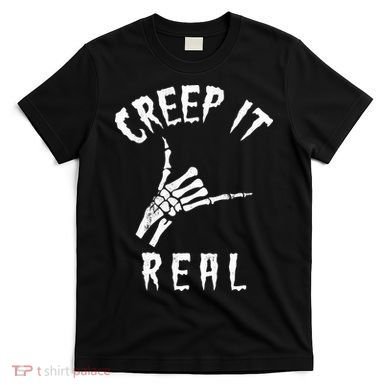 Creep It Real Skeleton Hand Shaka T-Shirt