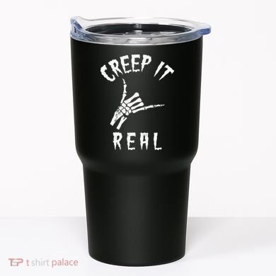 Creep It Real Skeleton Hand Shaka Tumbler