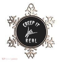 Creep It Real Skeleton Hand Shaka Ornament thumb 0
