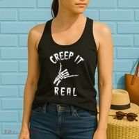 Creep It Real Skeleton Hand Shaka Women's Tank Top thumb 2