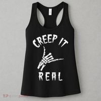 Creep It Real Skeleton Hand Shaka Women's Tank Top thumb 3