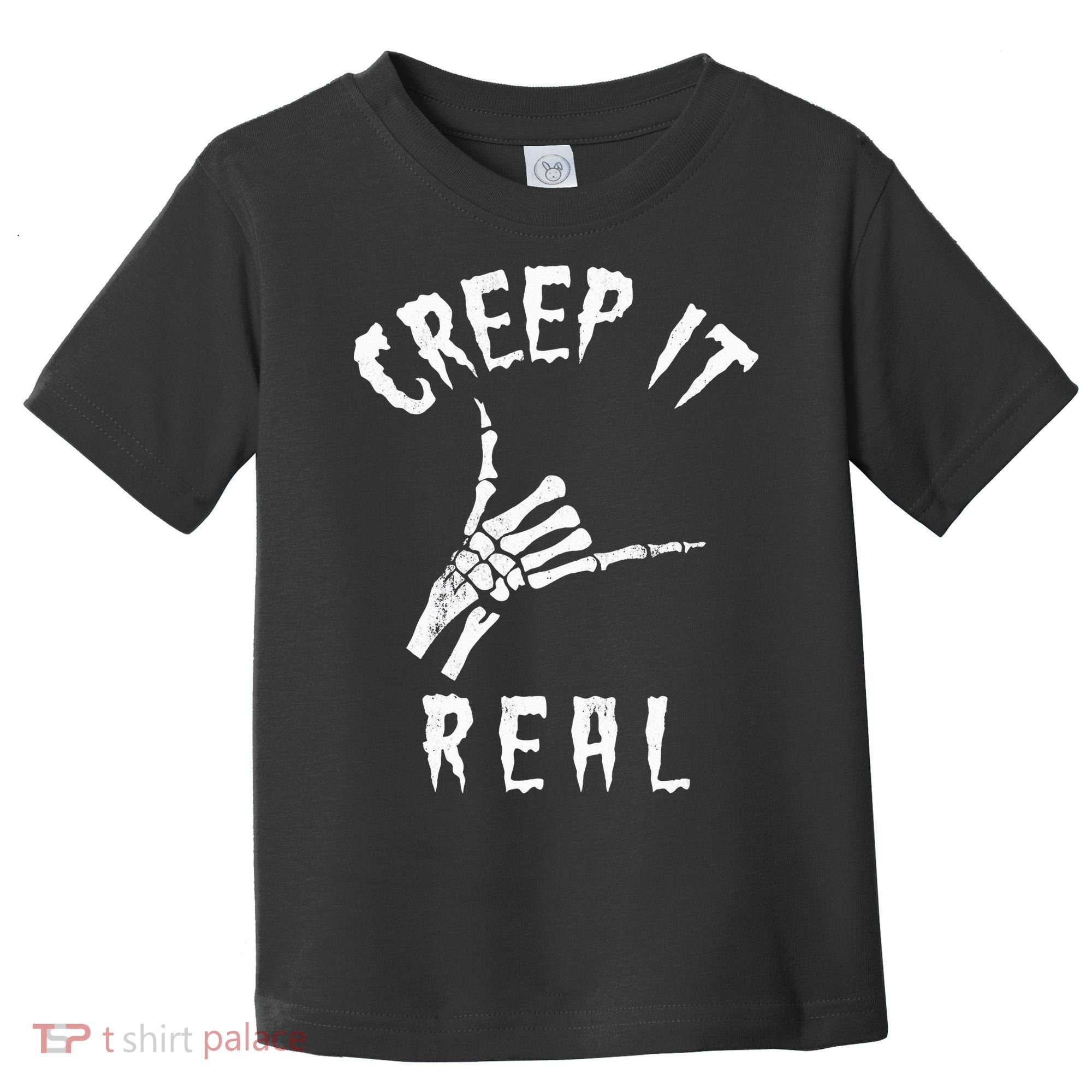 Creep It Real Skeleton Hand Shaka Toddler T-Shirt