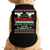 Can I Refill Your Eggnog - Family Christmas Vacation Quote Doggie Tank thumb 0
