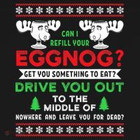 Can I Refill Your Eggnog - Family Christmas Vacation Quote Bucket Hat thumb 4