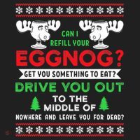 Can I Refill Your Eggnog - Family Christmas Vacation Quote Beanie thumb 2