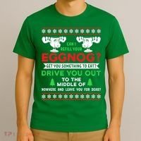 Can I Refill Your Eggnog - Family Christmas Vacation Quote T-Shirt thumb 3