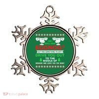Can I Refill Your Eggnog - Family Christmas Vacation Quote Ornament thumb 0