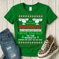 Can I Refill Your Eggnog - Family Christmas Vacation Quote Women's T-Shirt thumb 3