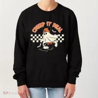 Creep It Real Spooky Ghost Mouse Women's Sweatshirt thumb 0