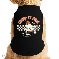 Creep It Real Spooky Ghost Mouse Doggie Tank thumb 0