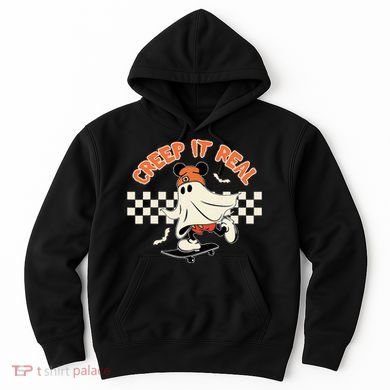 Creep It Real Spooky Ghost Mouse Hoodie
