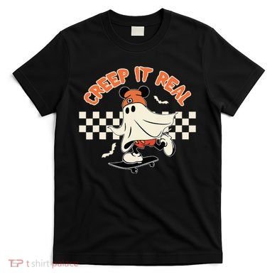 Creep It Real Spooky Ghost Mouse T-Shirt