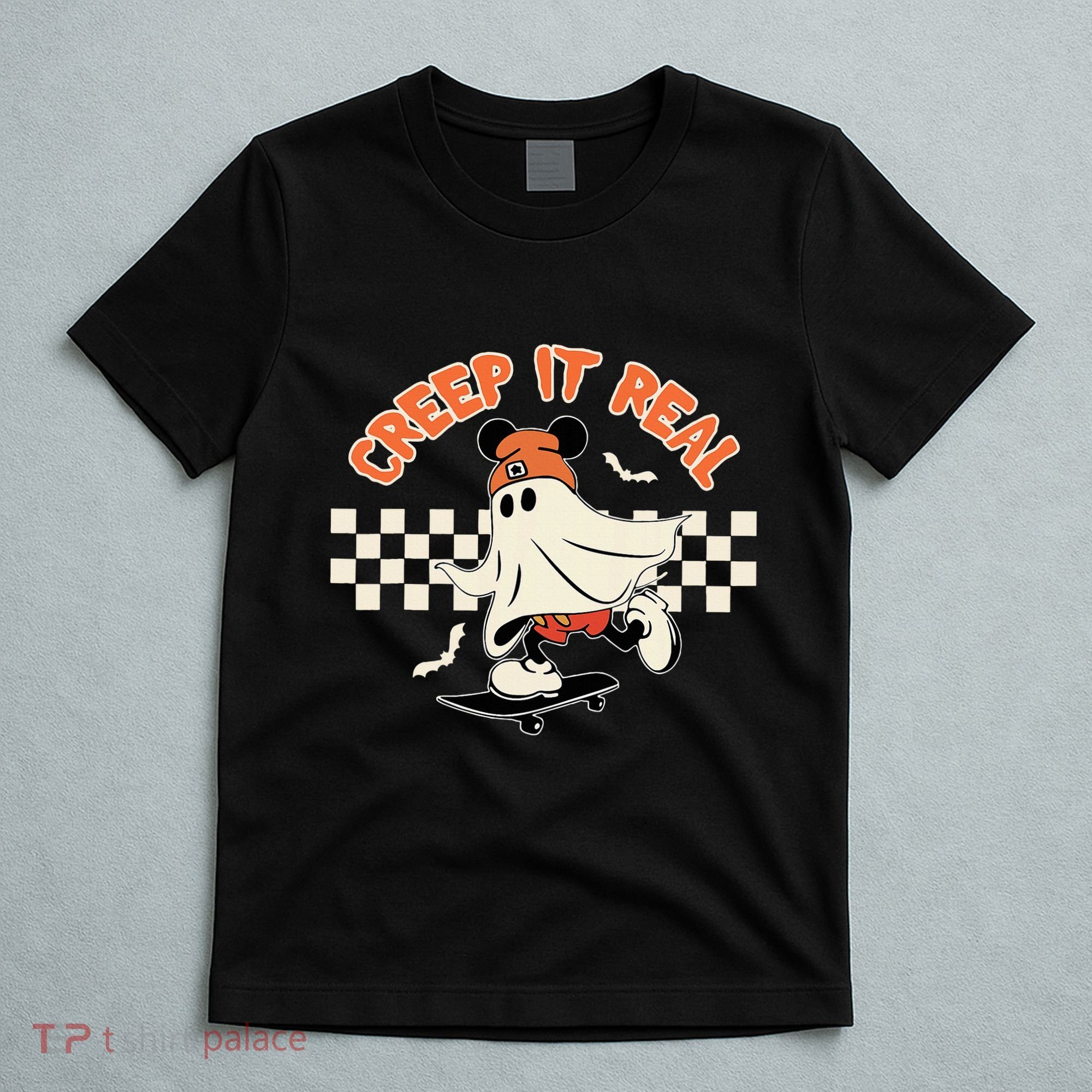 Creep It Real Spooky Ghost Mouse T-Shirt