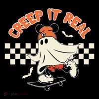 Creep It Real Spooky Ghost Mouse Women's Hoodie thumb 2