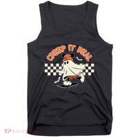 Creep It Real Spooky Ghost Mouse Tank Top thumb 0