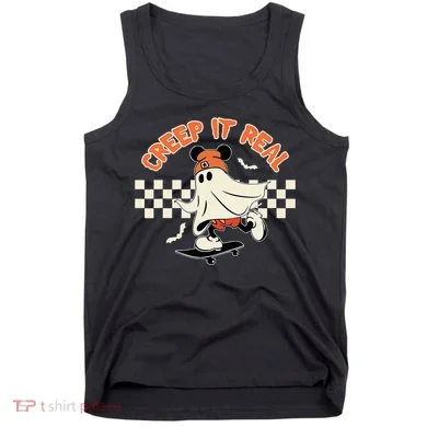 Creep It Real Spooky Ghost Mouse Tank Top