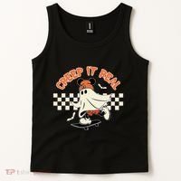 Creep It Real Spooky Ghost Mouse Tank Top thumb 2