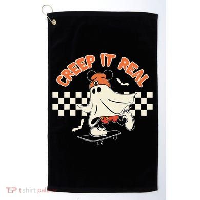Creep It Real Spooky Ghost Mouse Golf Towel