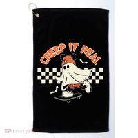 Creep It Real Spooky Ghost Mouse Golf Towel thumb 0