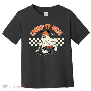 Creep It Real Spooky Ghost Mouse Toddler T-Shirt