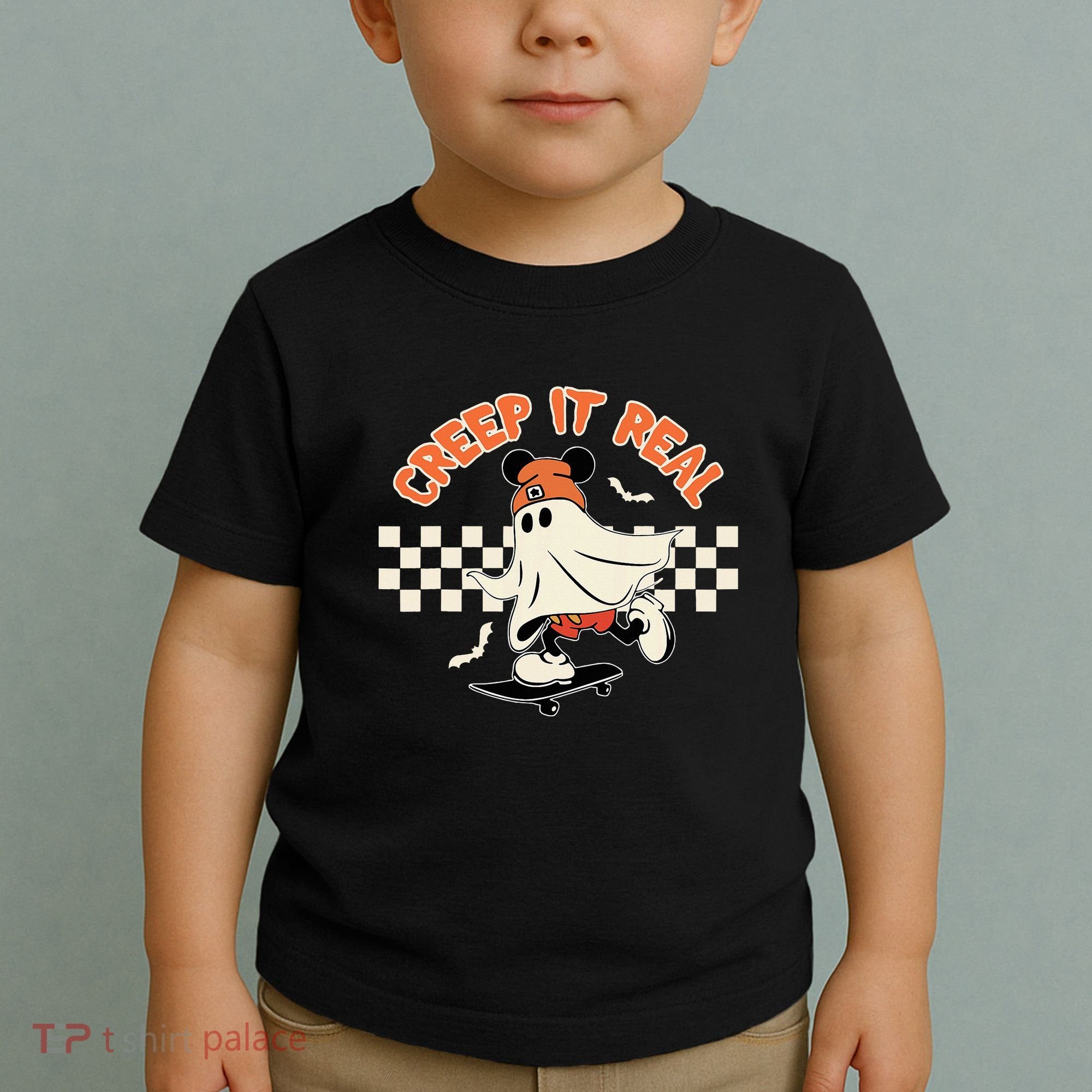 Creep It Real Spooky Ghost Mouse Toddler T-Shirt
