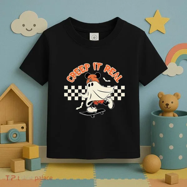 Creep It Real Spooky Ghost Mouse Toddler T-Shirt