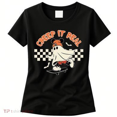 Creep It Real Spooky Ghost Mouse Women's T-Shirt
