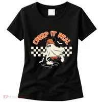 Creep It Real Spooky Ghost Mouse Women's T-Shirt thumb 0